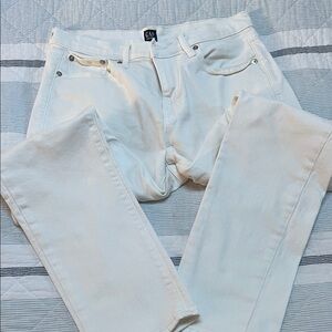 GAP White Denim Pants